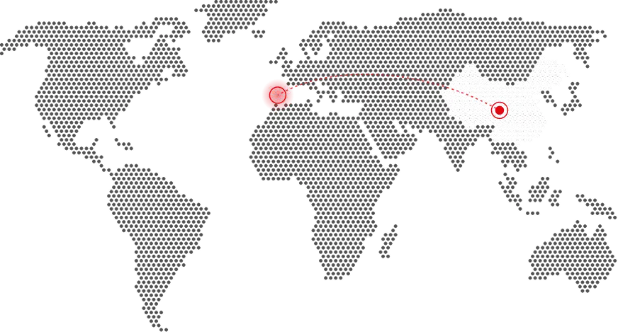 Mapa presencia mundial A10 Railing